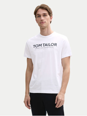 Tom Tailor Tom Tailor Тишърт 1045940 Бял Regular Fit