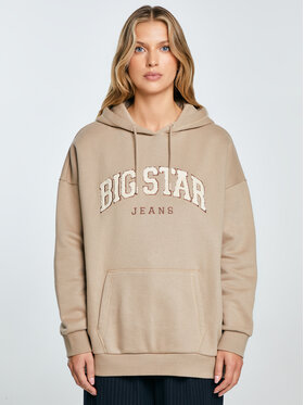 BIG STAR BIG STAR Bluza RUBIALSA Beżowy Basic Fit