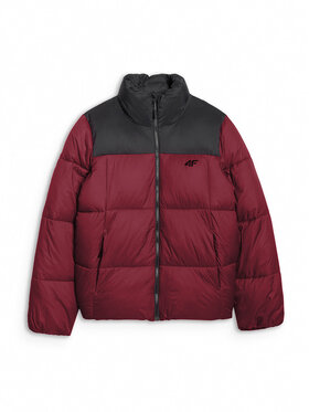 4F 4F Kurtka puchowa MULTI ACTIVE Bordowy Regular Fit