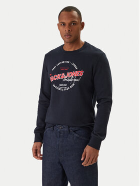 Jack & Jones Jack & Jones Bluza Logo 12288925 Granatowy Regular Fit