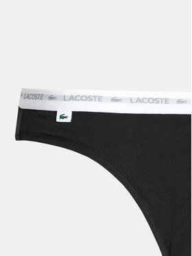 Lacoste Set 3 Parov Spodnjih Hlačk 8F1338 Črna