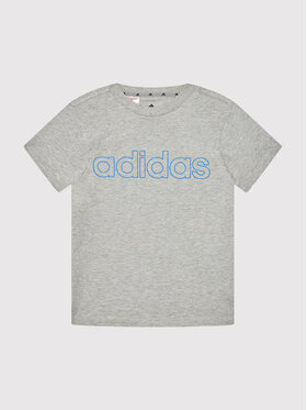 adidas adidas T-Shirt Lin HE9272 Γκρι Regular Fit