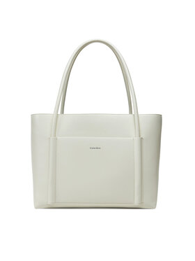 Calvin Klein Calvin Klein Borsetta Ck Linn Medium Shopper K60K613110 Bianco