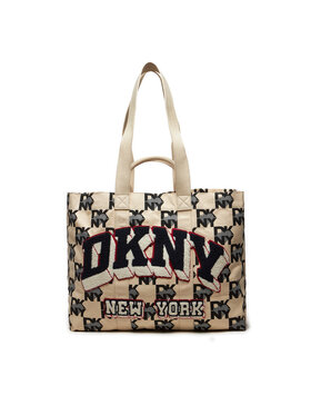 DKNY DKNY Дамска чанта Heart Of Ny Large Tote R41AYF01 Бежов