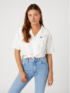 Wrangler Wrangler Hemd Resort W5Q4LOW02 112332060 Weiß Regular Fit