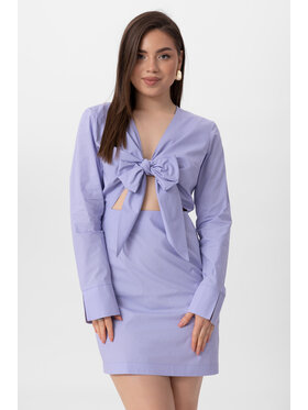 LAURELLA LAURELLA Sukienka codzienna 4UL089 Fioletowy Regular Fit