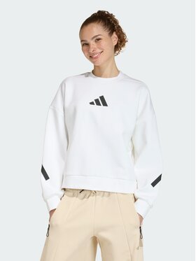 adidas adidas Bluza 159002 Biały Loose Fit