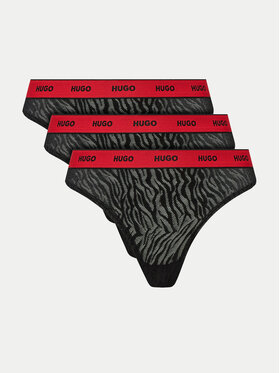 HUGO HUGO Set tanga gaćica﻿ 50523829 Crna