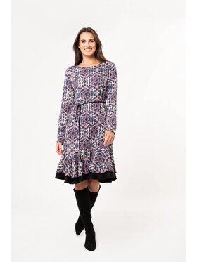 QUIOSQUE QUIOSQUE Šaty ML 1023D1 Modrá Regular Fit