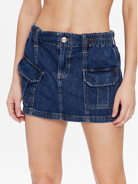 BDG Urban Outfitters BDG Urban Outfitters Mini sukňa BDG Y2K DENIM SKIRT VINT 76471887 Tmavomodrá Feminine Fit