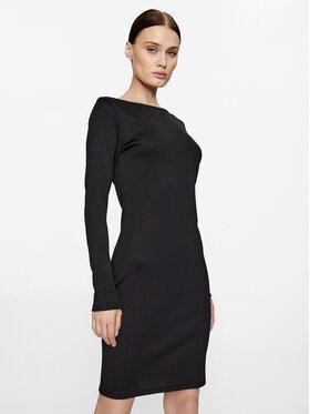 Hugo Hugo Každodenní šaty Naretha 50498632 Černá Slim Fit