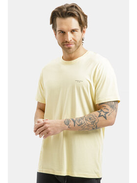 Cross Jeans Cross Jeans T-Shirt 16156-006 Żółty Regular Fit