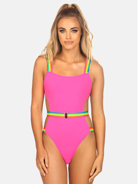 Miss Lou Miss Lou Costume da bagno J-ML032 Rosa