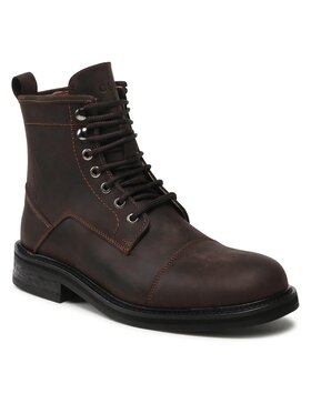 Guess Guess Зимни обувки Arco Lace Up FM8ALU LEA10 Кафяв