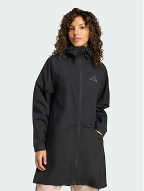 adidas adidas Parka Terrex Multi 2 Layer CLIMAPROOF Rain Czarny Regular Fit