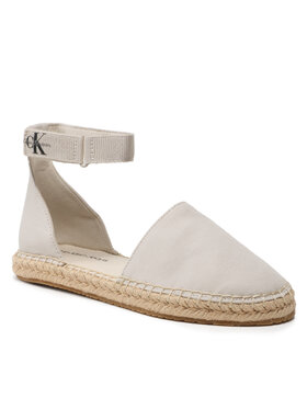 Calvin Klein Jeans Calvin Klein Jeans Espadrilky Ankle Espadrille YW0YW01027 Béžová