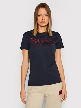 Boss Boss T-Shirt C_Elogo3 50457365 Granatowy Slim Fit