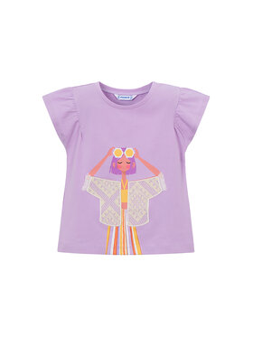 Mayoral Mayoral Top 3007 Fialová Regular Fit