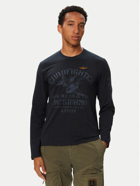 Aeronautica Militare Aeronautica Militare Longsleeve 262TS2584UJ00750 Granatowy Regular Fit