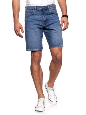 Wrangler Wrangler Szorty jeansowe REGULAR SHORTS Niebieski Regular Fit