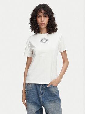 HUGO HUGO T-Shirt Damacia 8 50573353 Bílá Regular Fit