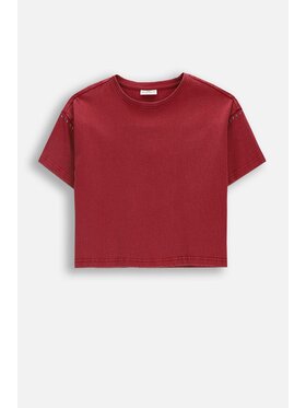 Coccodrillo Coccodrillo T-Shirt WC6143204GGJ-017 Bordowy Regular Fit