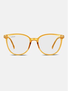 Smooder Smooder Okulary z filtrem blue light Yala Pomarańczowy