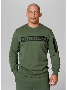 PITBULL PITBULL Bluza Beyer Zielony Regular Fit