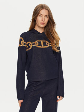 TWINSET TWINSET Sweater 241TP3520 Sötétkék Loose Fit