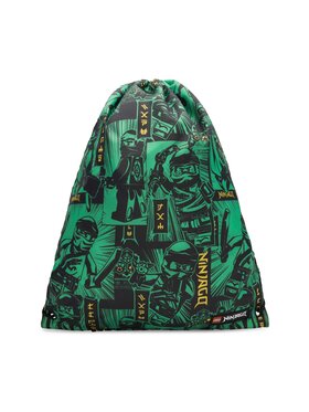 LEGO LEGO Σακίδιο πλάτης πουγκί DRAWSTRING BAG 10034-2301 Πράσινο