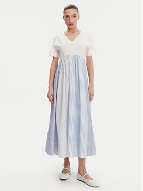 Weekend Max Mara Weekend Max Mara Sukienka codzienna Brozno 2515621082 Biały Relaxed Fit