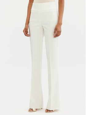 Rinascimento Rinascimento Pantaloni din material CFC0122830003 Alb Regular Fit