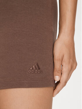 Adidas Športne Kratke Hlače Lounge IY6742 Rjava Slim Fit