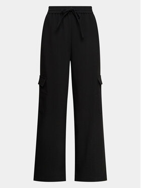 Moss Copenhagen Moss Copenhagen Hlače iz tkanine Mschbarbina 17753 Črna Wide Leg