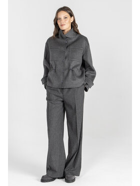 Deni Cler Milano Deni Cler Milano Kurtka damska T-DC-9055-E5-80-88-1 Szary Loose Fit