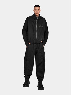 MADE BY SOCIETY MADE BY SOCIETY Spodnie materiałowe Pantaloni LOW - P17746 Czarny Basic Fit