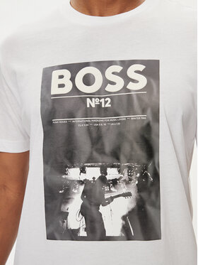 Boss T-shirt Bossticket 50515829 Bijela Regular Fit