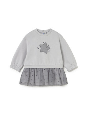 Mayoral Mayoral Плетена рокля 2912 Сив Regular Fit