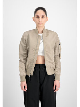Alpha Industries Alpha Industries Kurtka bomber MA-1 VF Light Bomber Jacket Women Żółty Slim Fit