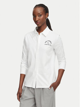 KARL LAGERFELD KARL LAGERFELD Košulja B3W11025 Bijela Regular Fit