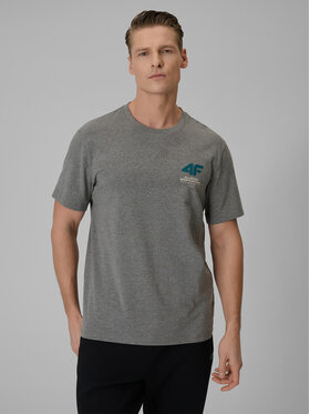 4F 4F T-Shirt COMMERCIAL 12 Γκρι Regular Fit