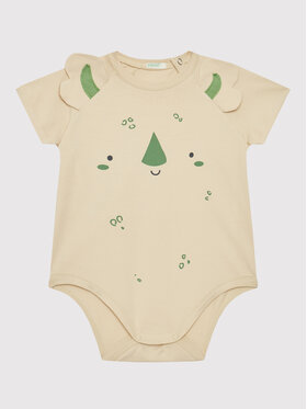 United Colors Of Benetton United Colors Of Benetton Laste bodi 3P4ZAB001 Beež Regular Fit