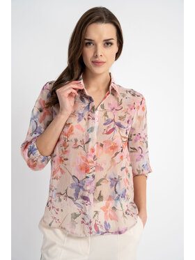 CLICK CLICK Koszula 10-6800 Kolorowy Casual Fit