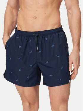 Aeronautica Militare Aeronautica Militare Plavecké šortky 261BW0232UCT04317 Tmavomodrá Regular Fit