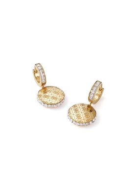 Guess Guess Kolczyki JUBE04267JW-YG Złoty