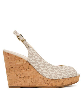 MICHAEL Michael Kors MICHAEL Michael Kors Sandály Rosie Wedge 40S6RSHS1B Écru