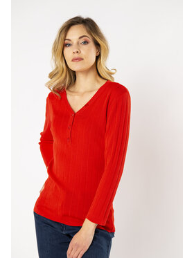 QUIOSQUE QUIOSQUE Bluzka QUIOSQUE 6OB003400 Pomarańczowy Regular Fit