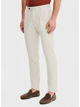Pako Lorente Pako Lorente Spodnie materiałowe P25SF-WX-015 Beżowy Classic Fit