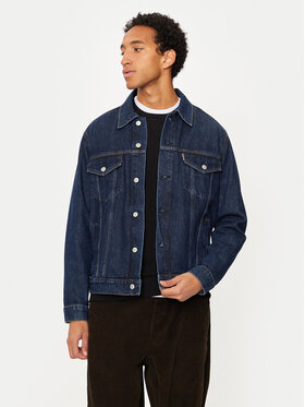 SCHOTT N.Y.C. SCHOTT N.Y.C. Jeans jakna TRUCKS Mornarsko modra Regular Fit