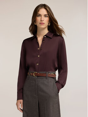 Motivi Motivi Koszula 5001Q001032N022 Brązowy Regular Fit